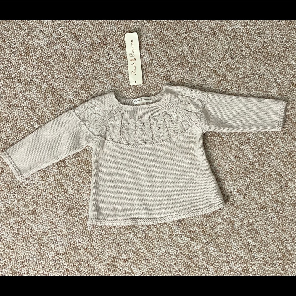 Beautiful Baby Girl 100% Cotton Sweater